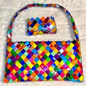 Mexican Candy Wrapper Purse Handmade in Mexico